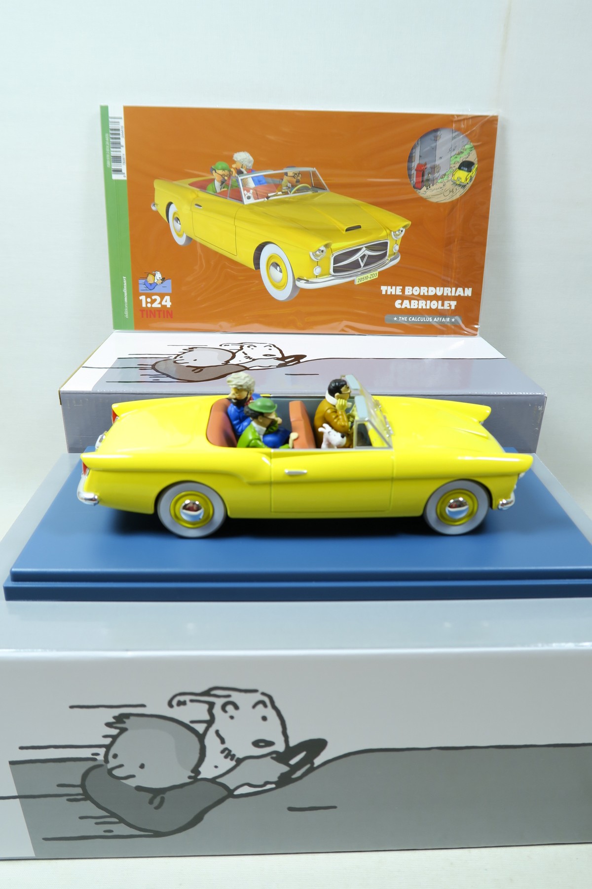 Tim & Struppi Tintin Auto 1/24 Cabrio Borduria  Moulinsart 29924