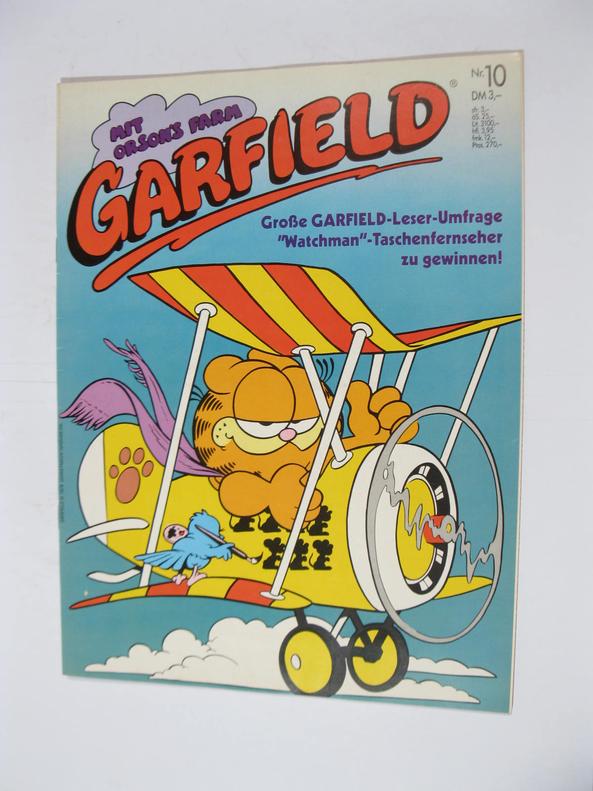 Garfield GbÜ Nr. 1987/10  mit Beilage Bavaria Vlg. im Z (1). 111245