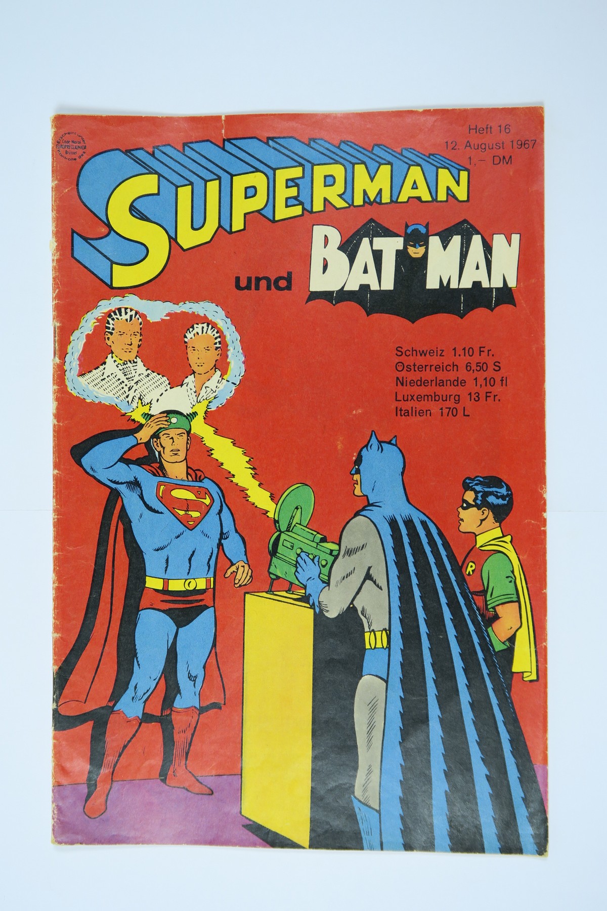 Superman Comic 1967/16  Ehapa im Zustand (2-3/3). 143743