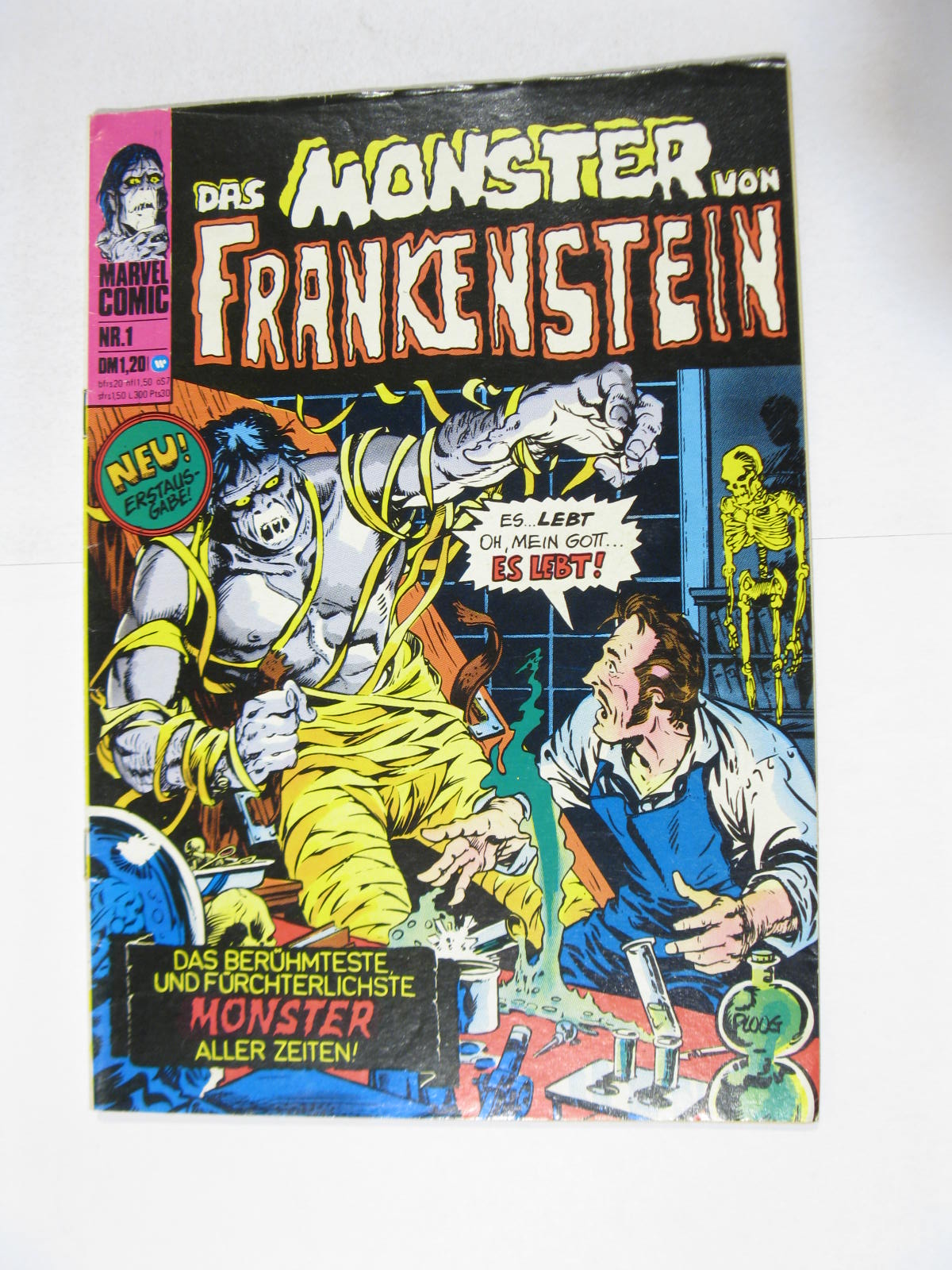 Frankenstein Nr. 1  Marvel Comic Williams im Z (1-2/2). 124329