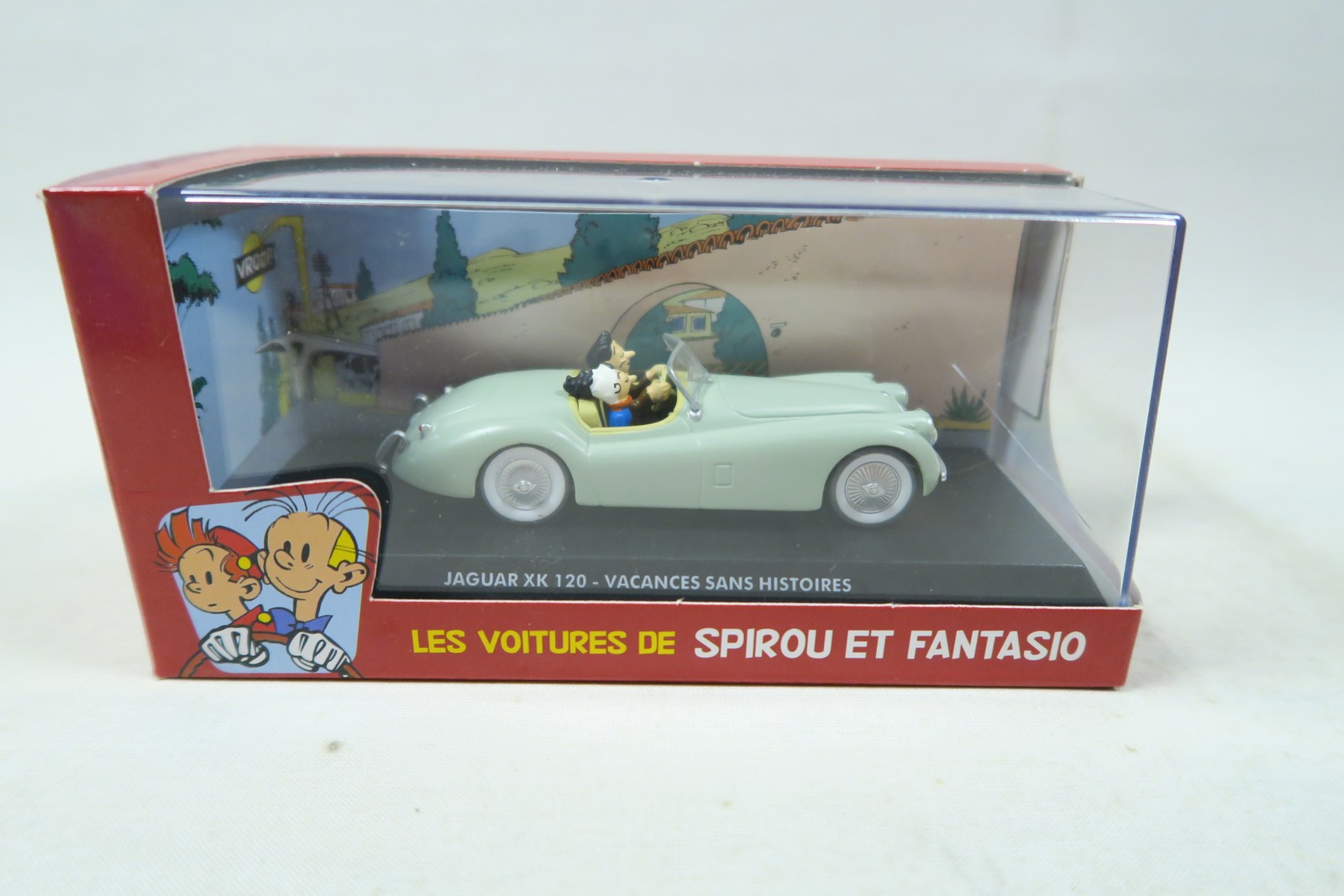 Spirou + Fantasio Auto Jaguar XK 120 aus Goldminen und Gorillas 149541