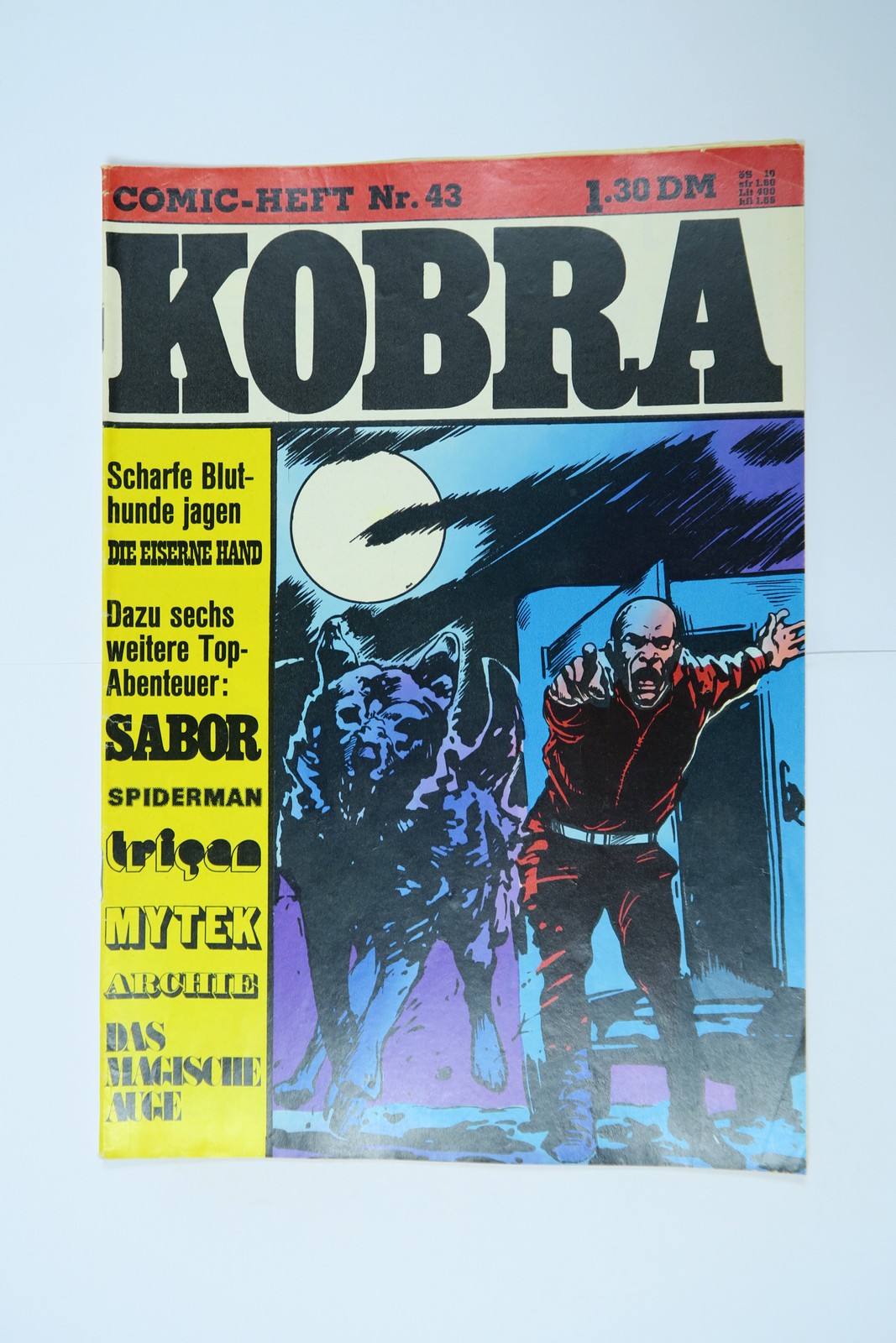 Kobra Comic 1975/43  Gevacur im Zustand (1-2). 145473