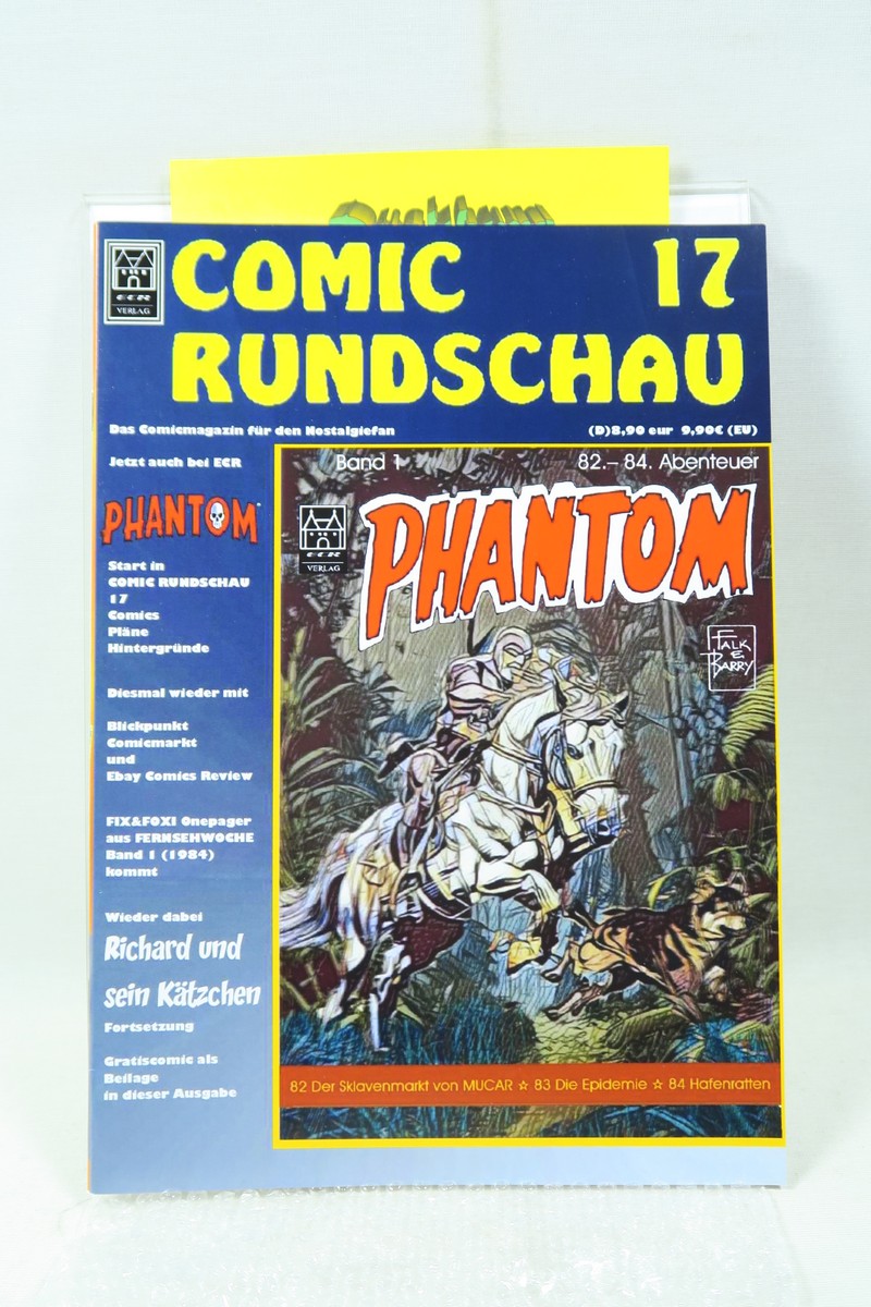 Comic Rundschau 17  mit Phantom Infos ECR Vlg.  im Zustand (0-1), 151523