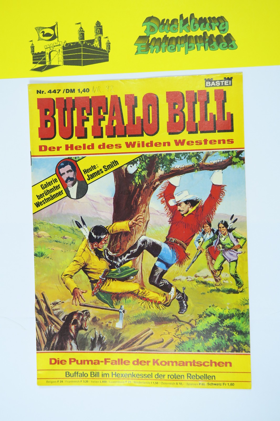 Buffalo Bill Nr. 447  Wäscher Bastei im Zustand (1-2). 161265