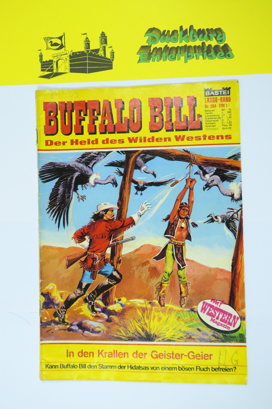 Lasso / Buffalo Bill Nr. 264  Wäscher Bastei im Zustand (2-3 St). 161223