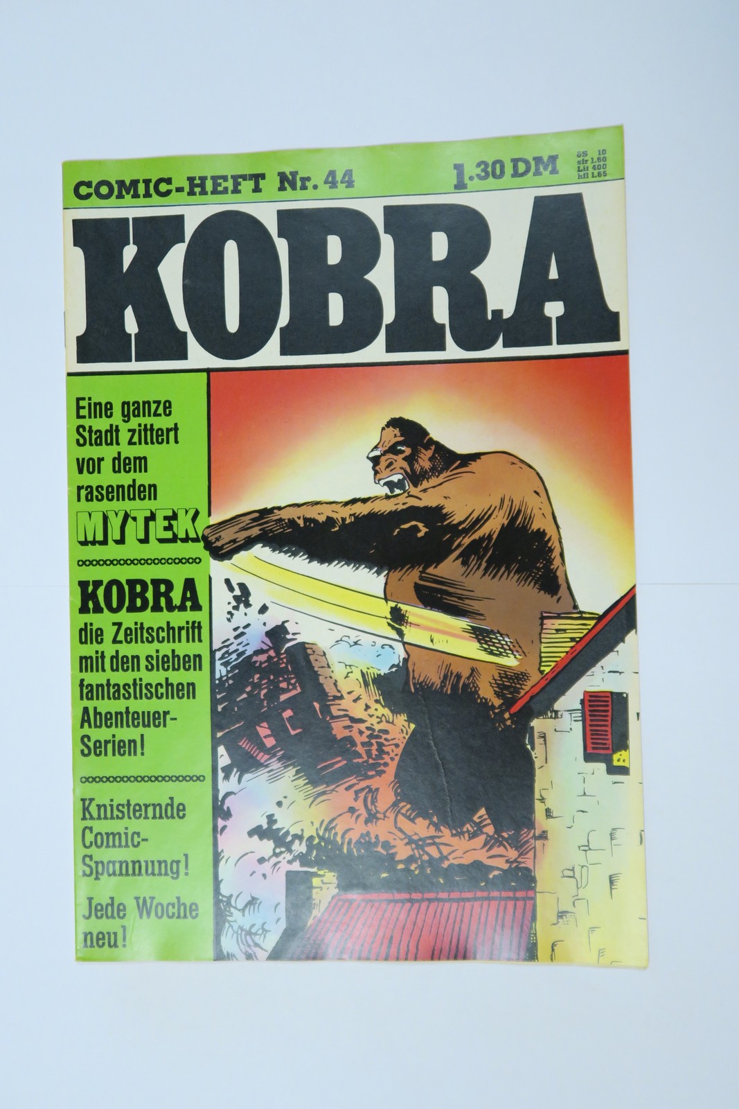 Kobra Comic 1975/44  Gevacur im Zustand (1/1-2). 150075