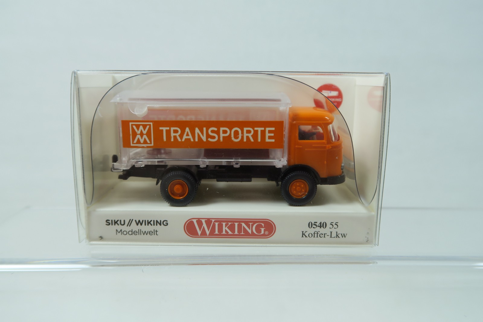 Wiking 054055 MB Koffer LKW WM Transporte transparent in OVP 1:87 149809