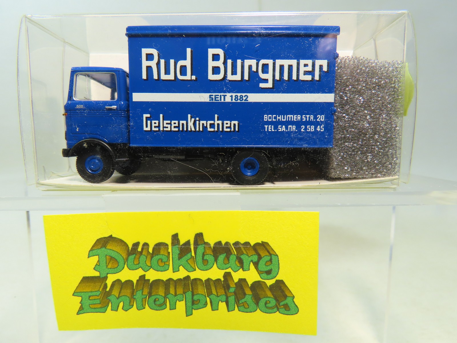 Brekina 1:87 LKW 48537 Mercedes MB LP 608 Burgmer Gelsenkirchen in OVP 177275