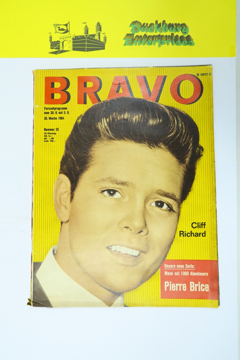 Bravo 1964 /35 vom 25.8.1964 Cliff Richard, P. Brice, Lex Barker, Elke Sommer 159051