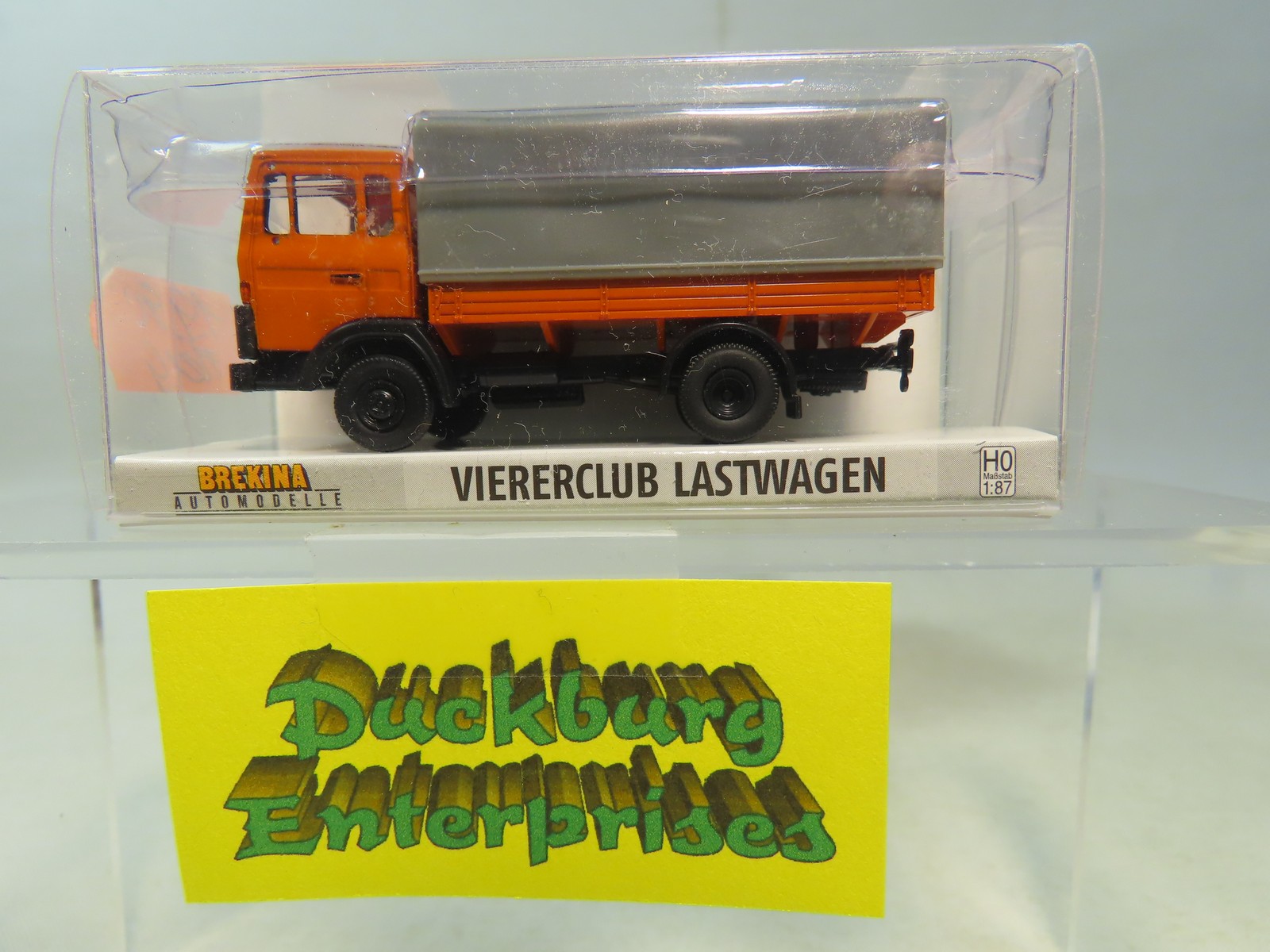 Brekina 1:87 LKW 34800 DAF F 900 Pritsche mit Plane in OVP 177273