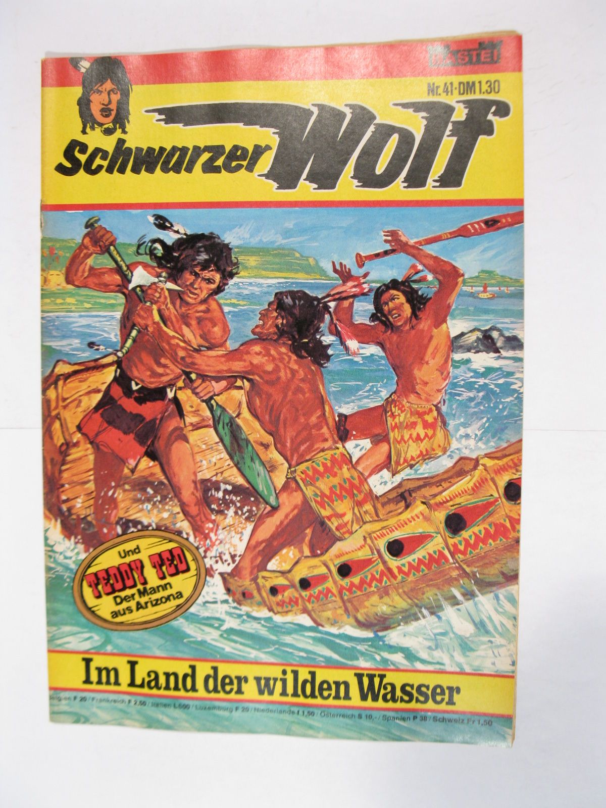 Schwarzer Wolf Nr. 41  Bastei im Zustand (1). 86073