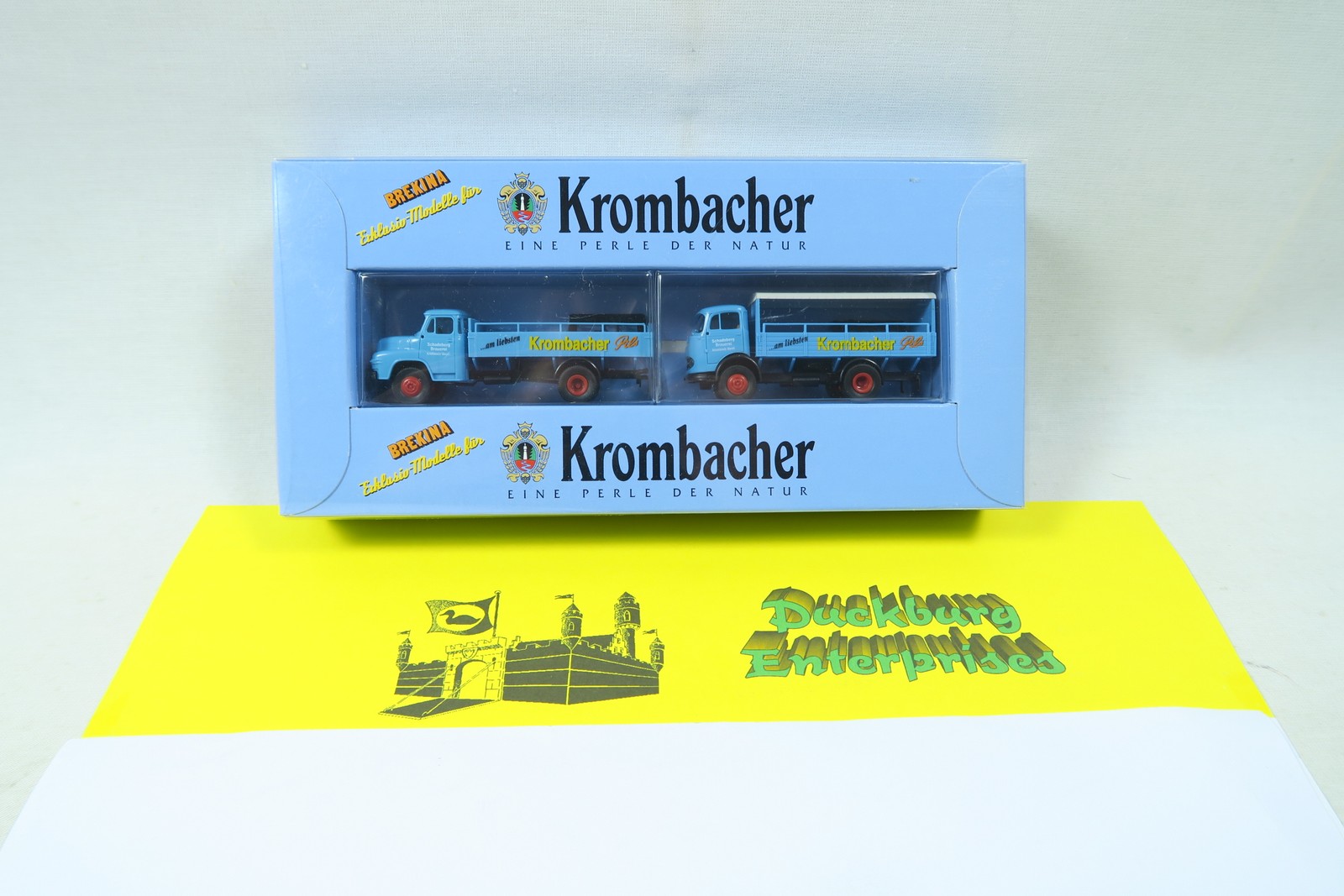 Brekina 3619 Krombacher Bier-Laster Set in OVP 1:87 185309