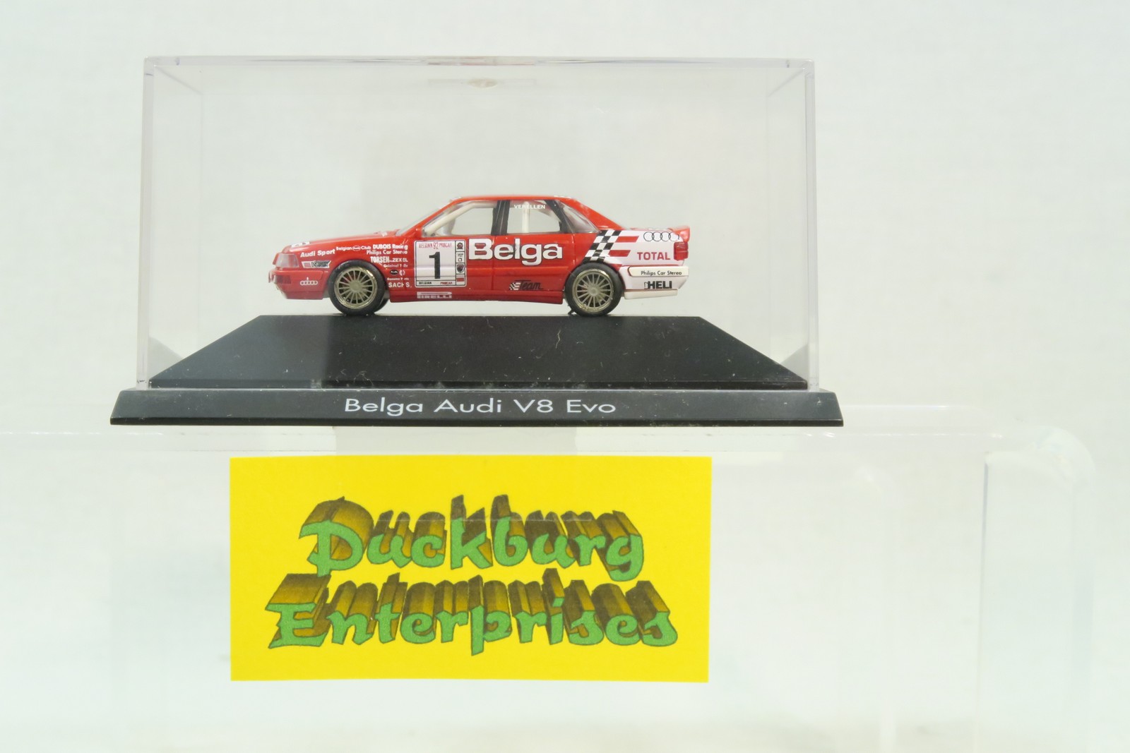 Herpa 1:87 PKW x Audi V8 Evo Belga Nr. 1 in OVP 184329