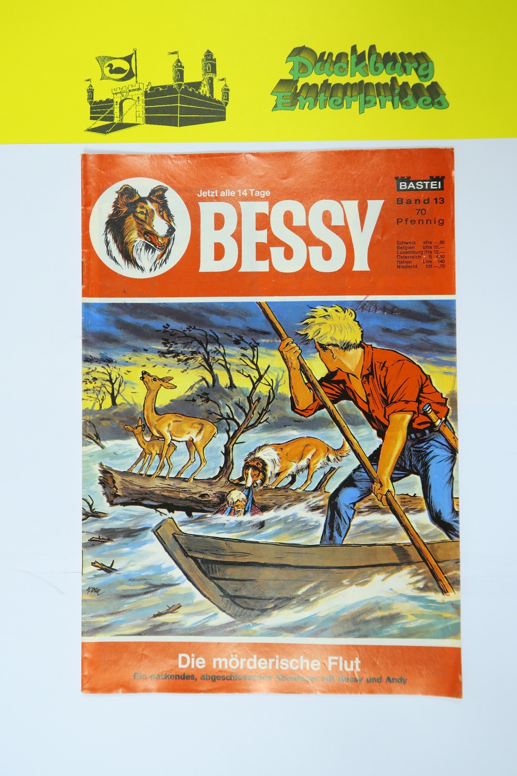 Bessy Comic-Heft Nr. 13  Bastei im Zustand (1-2/2 NZ). 150797