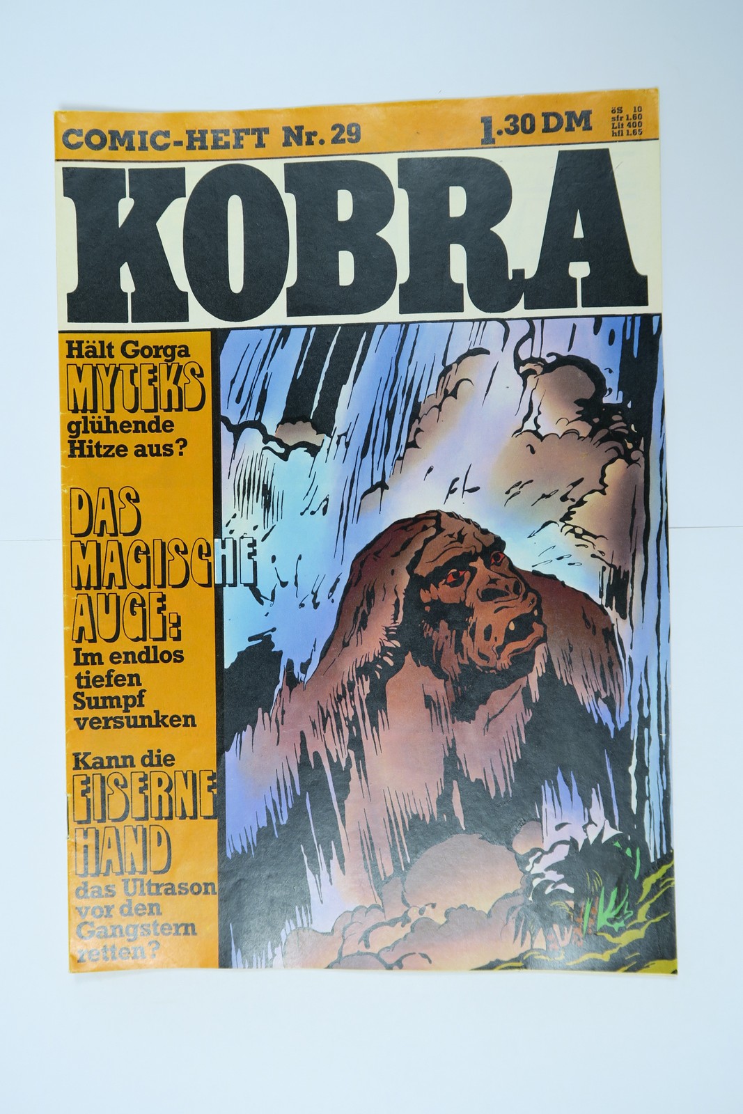 Kobra Comic 1975/29  Gevacur im Zustand (1). 145447
