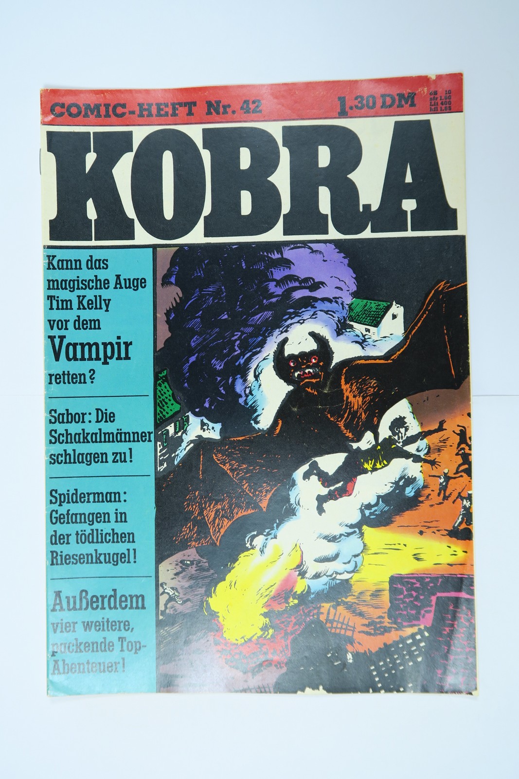 Kobra Comic 1975/42  Gevacur im Zustand (1-2/2). 145471
