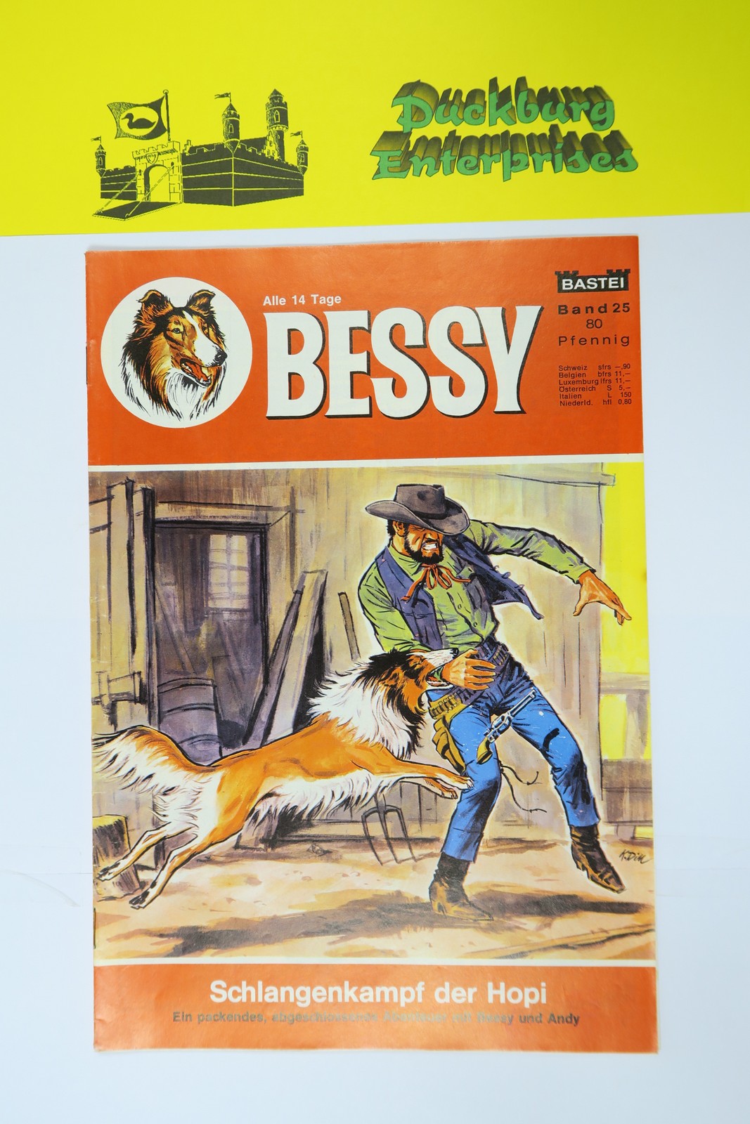 Bessy Comic-Heft Nr. 25  Bastei im Zustand (1). 150763