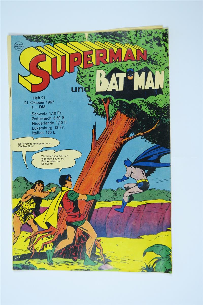 Superman Comic 1967/21  Ehapa im Zustand (3). 143745