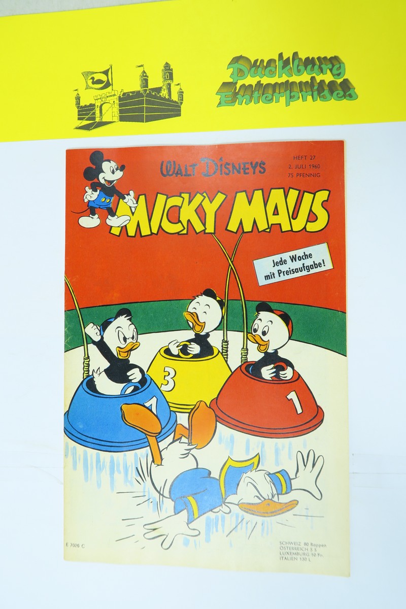 Micky Maus 1960/ 27 vom 2.7.60  Ehapa im Zustand (1-2). 162771