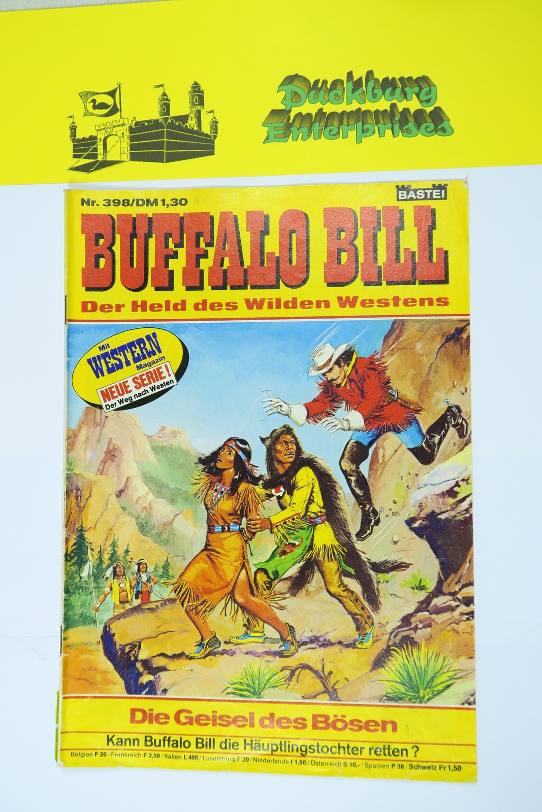 Buffalo Bill Nr. 398  Wäscher Bastei im Zustand (3). 161237