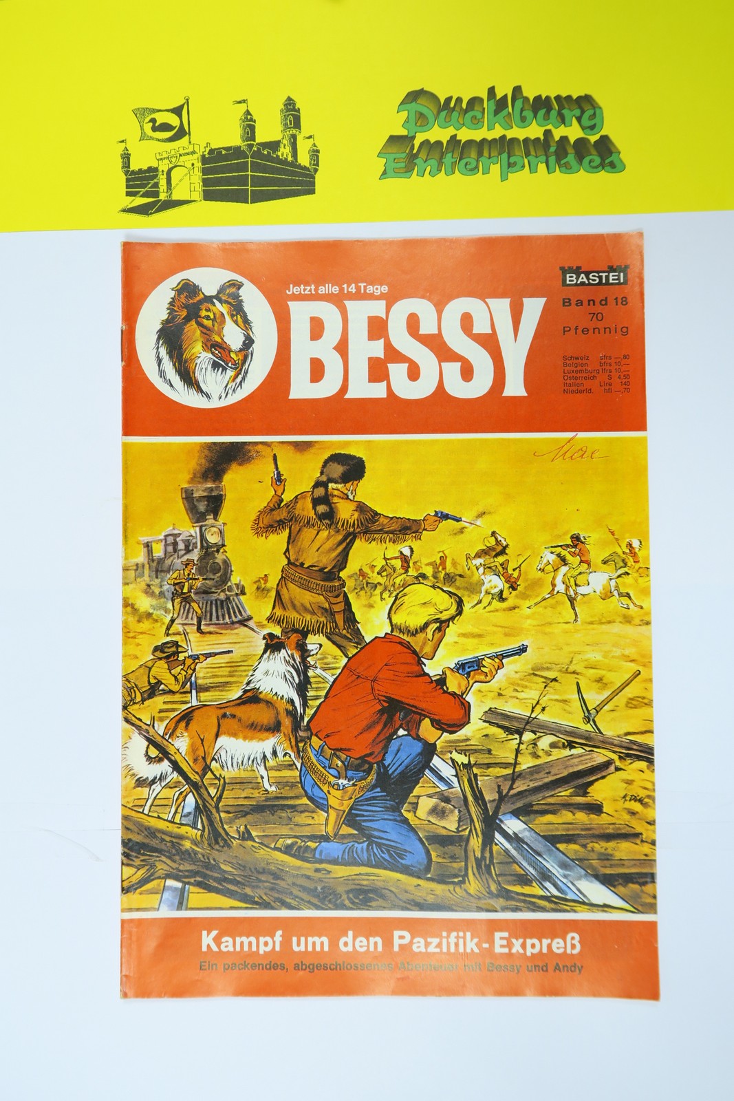 Bessy Comic-Heft Nr. 18  Bastei im Zustand (1-2 NZ ). 150807
