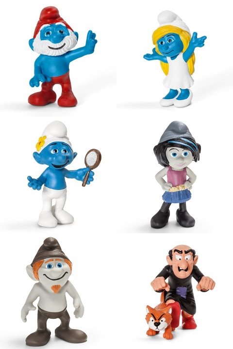 Schlumpf Neuheiten Mai 2013 KINOFILM Teil 2 Schlümpfe lose Schleich smurf puffi