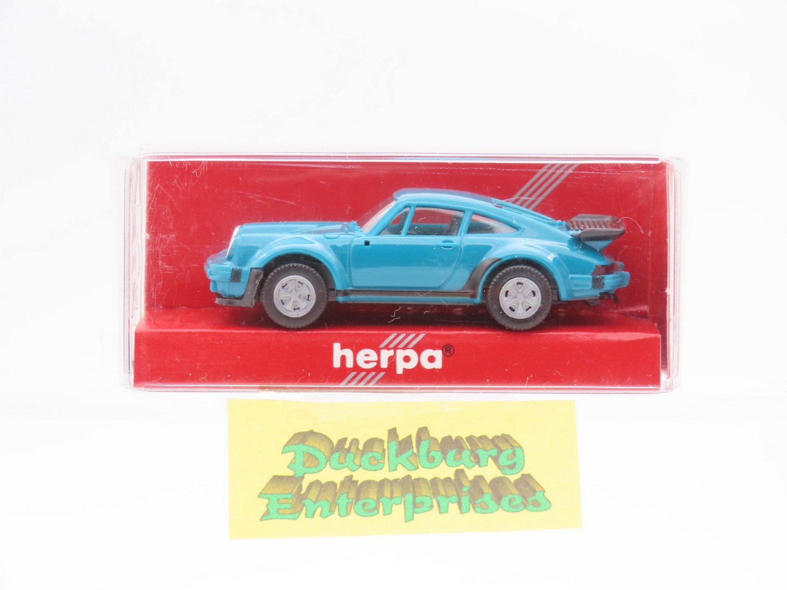 Herpa 020602 Porsche 911 Turbo türkis in OVP 1:87 186445