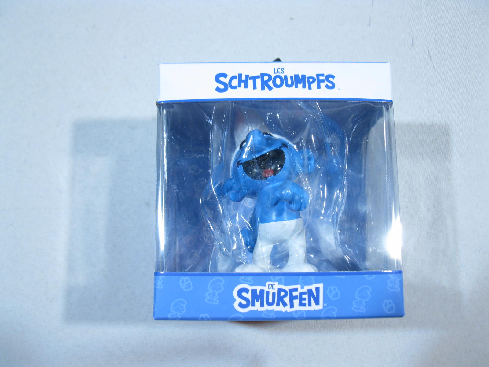 Kunstharz Figur:  Witzbold Schlumpf  Fa. Puppy  pup106