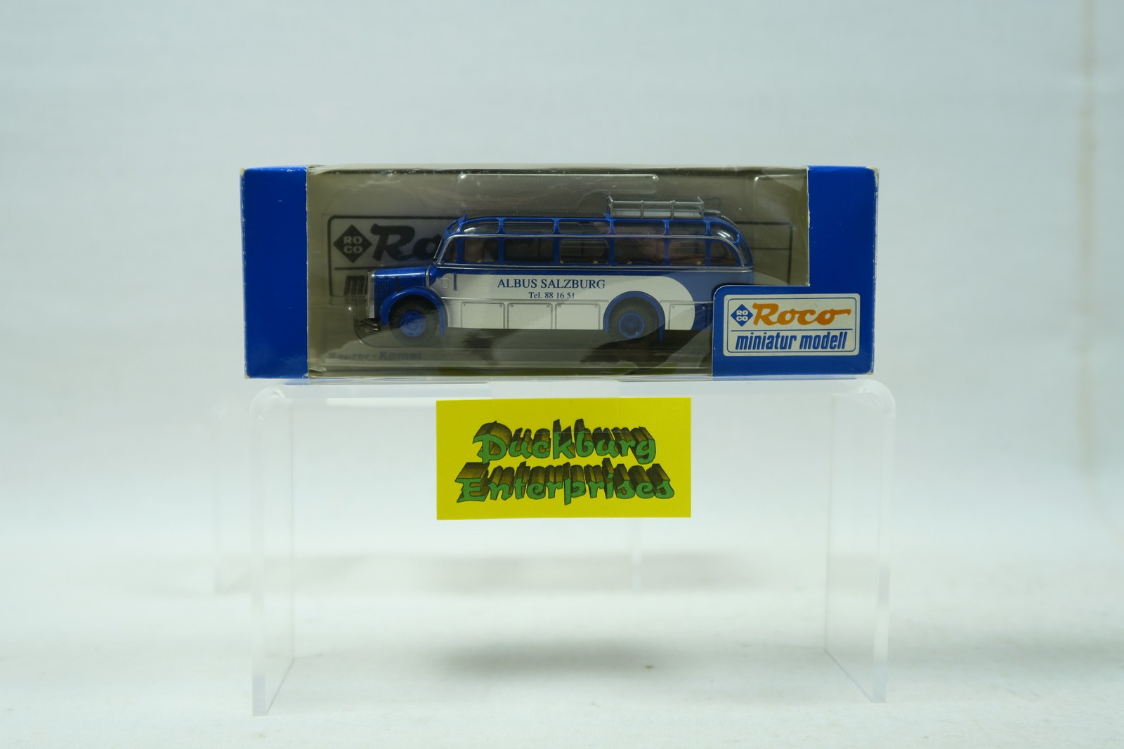 Roco 1602 Saurer Komet Reisebus Albus Salzburg silber blau in OVP 1:87 172627