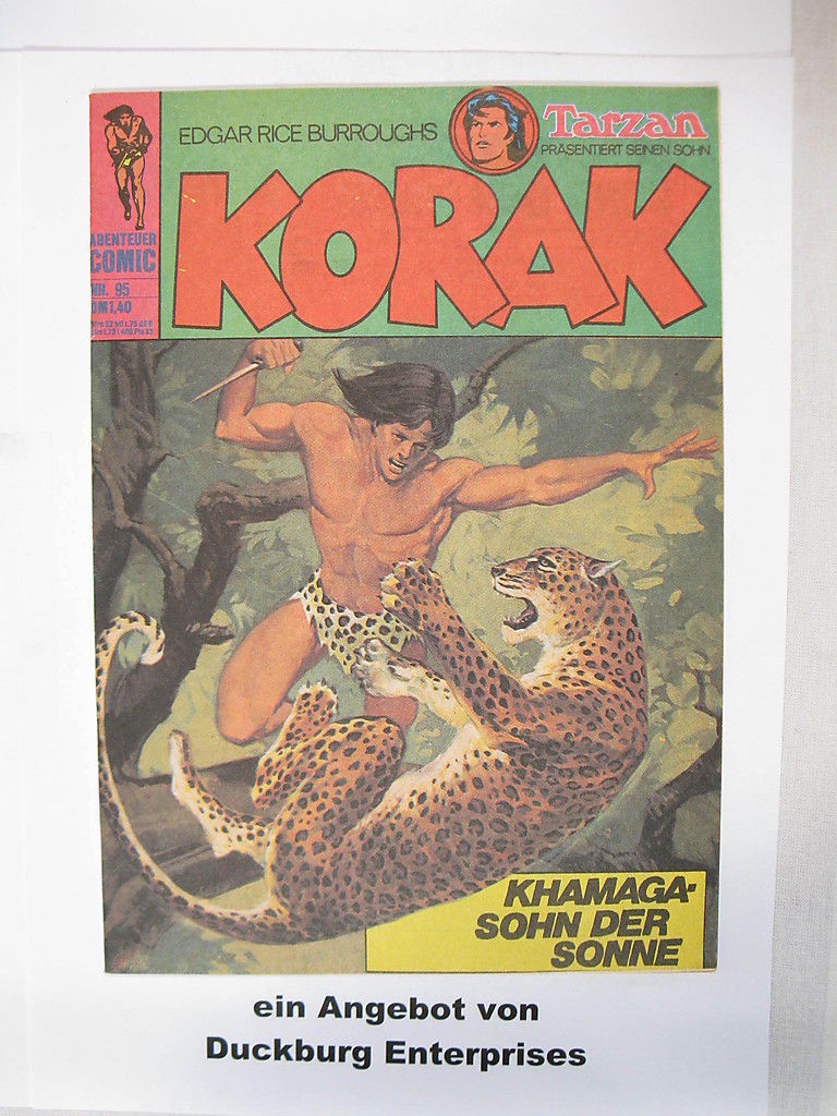 Korak, Tarzan Sohn Nr.  95   BSV Verlag   im Zustand  (1-2)  43523