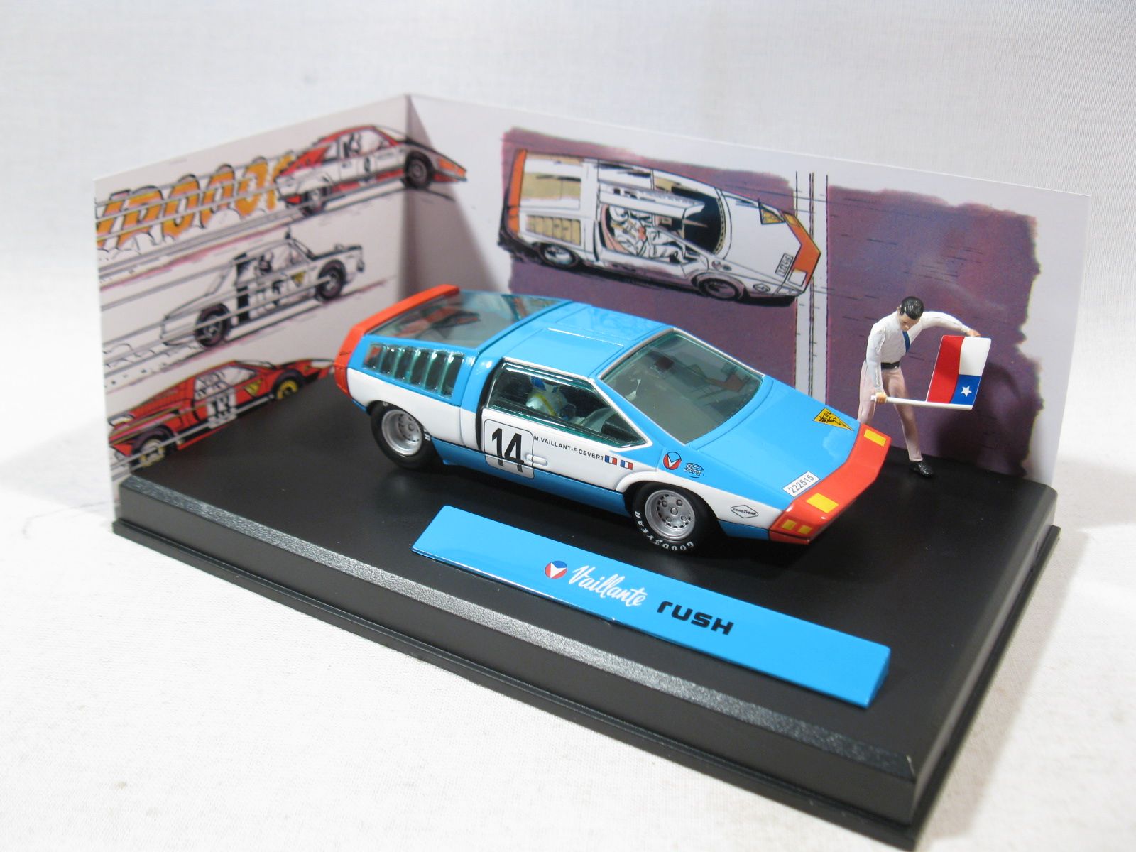 Michel Vaillant Auto  Rush  Metall Diorama 1:43  85297