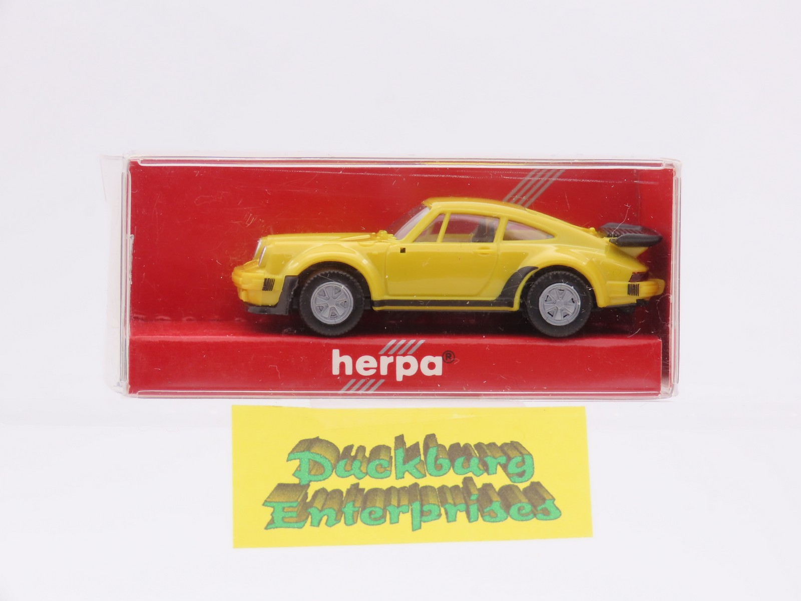 Herpa 020602 Porsche 911 Turbo gelb in OVP 1:87 186451