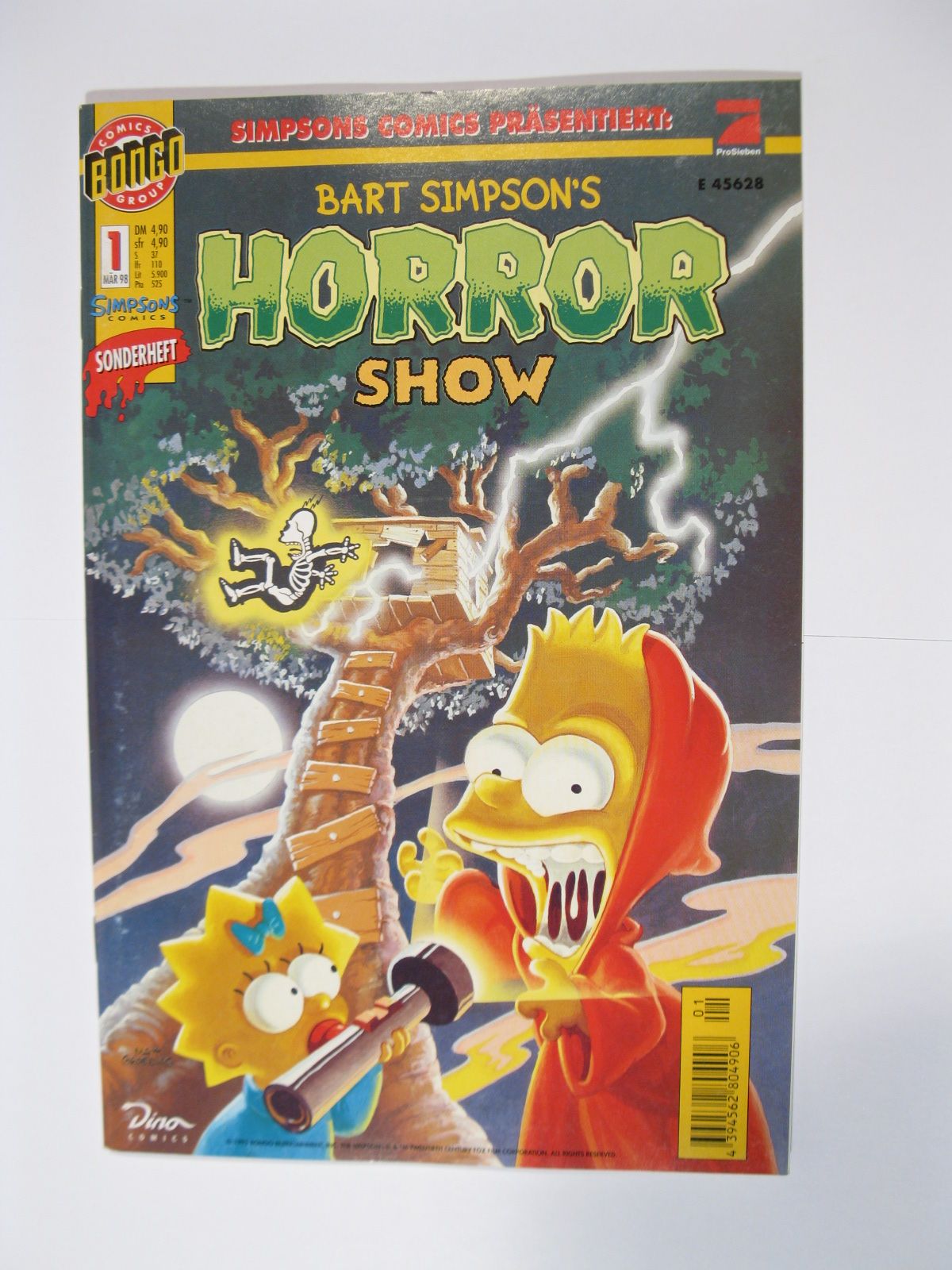 Bart Simpsons Horror Show Nr. 1 Dino Verlag im Zustand (0-1). 96079