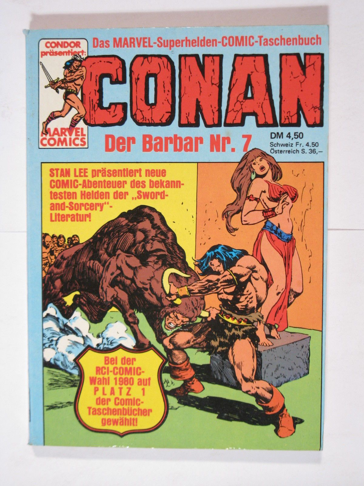 Conan Nr.  7  Marvel Condor Taschenbuch im Z (1). 80685