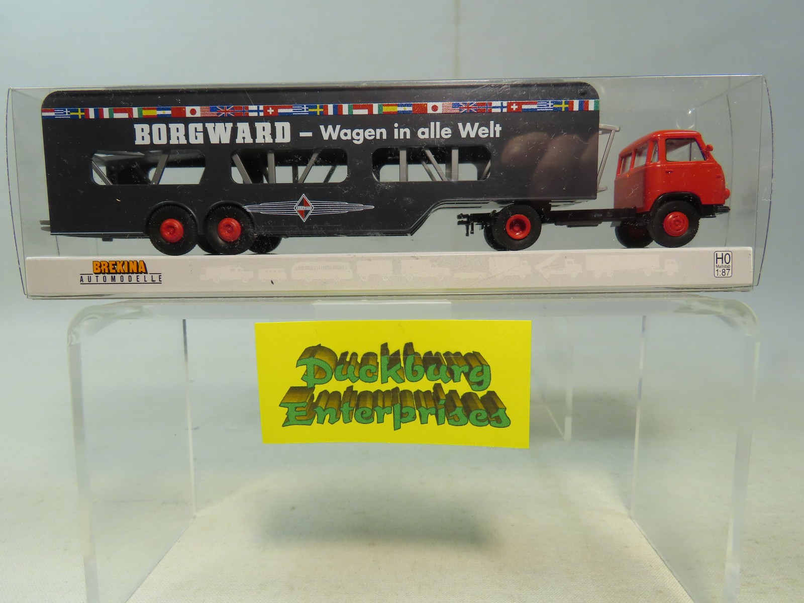 Brekina 1:87 LKW 43228 Borgward B 655 Autotransporter in OVP 177295