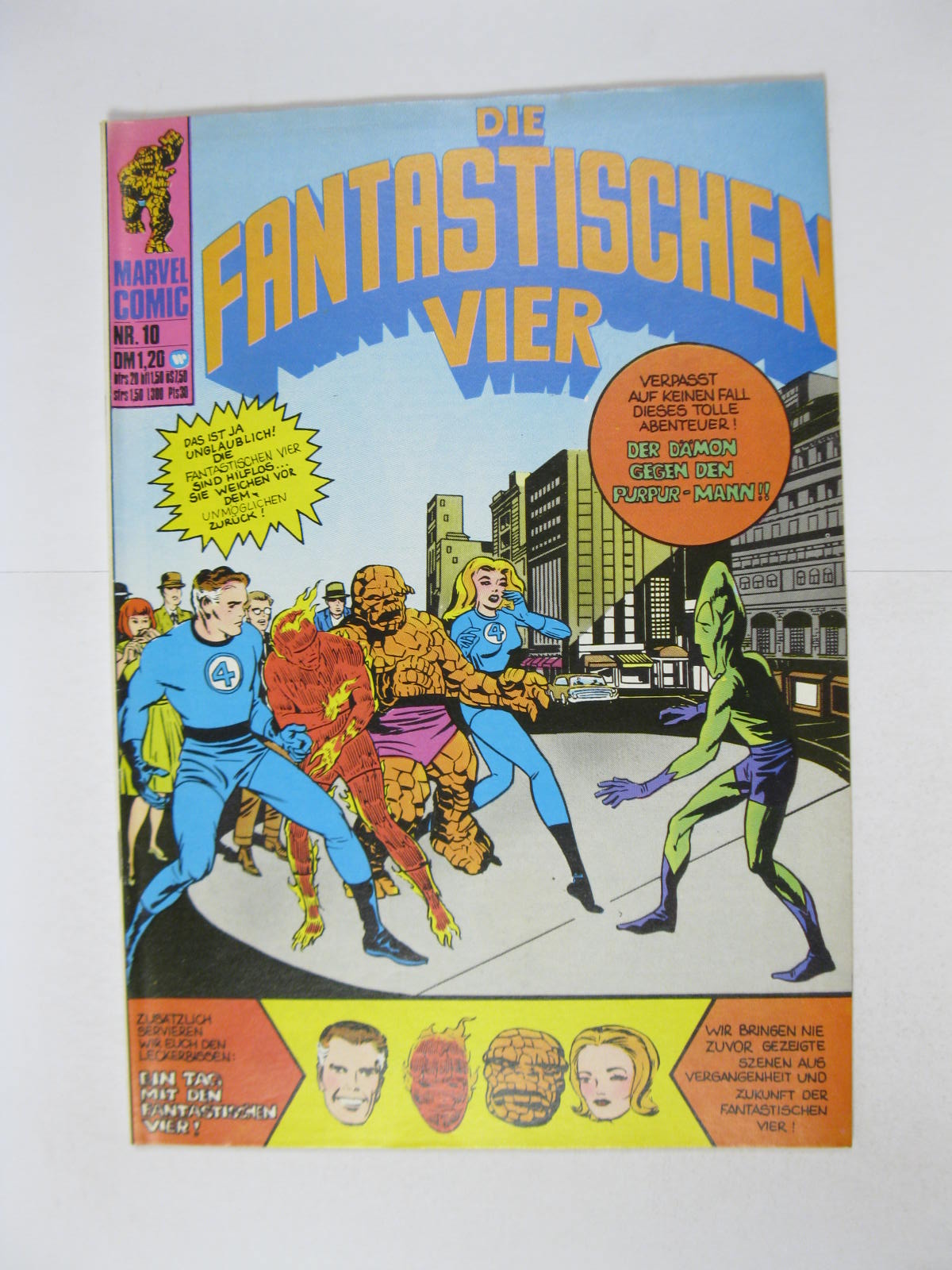 Fantastische Vier Nr.  10  Marvel Williams im Zustand (1-2). 124575