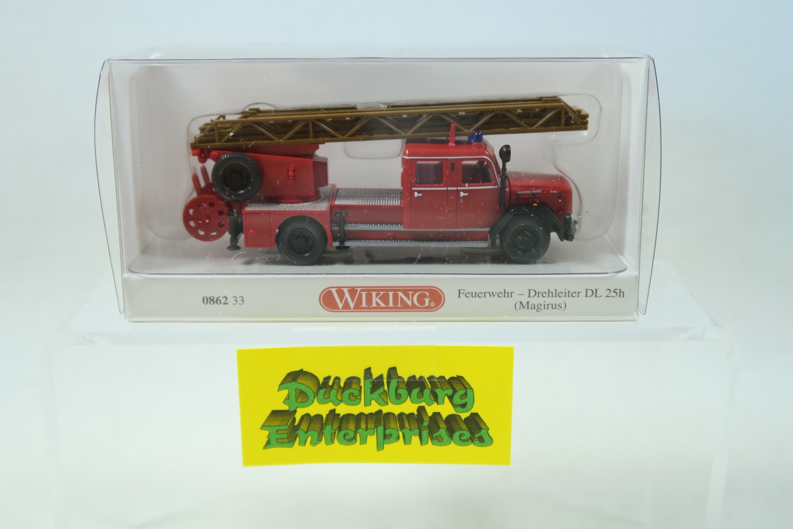 Wiking 086233 Magirus Feuerwehr Drehleiter DL 25 h in OVP 1:87 164657