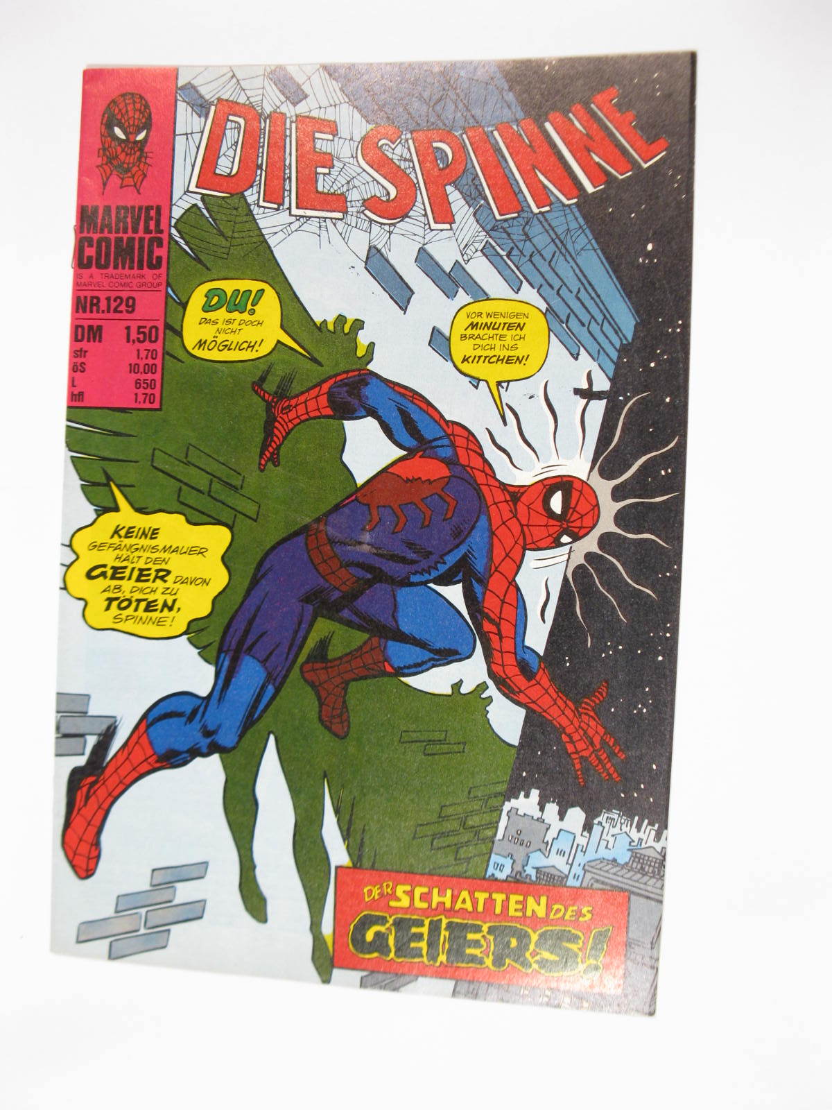 Spinne Nr. 129  Marvel Comic Williams Vlg. im Zustand (1-2). 115751