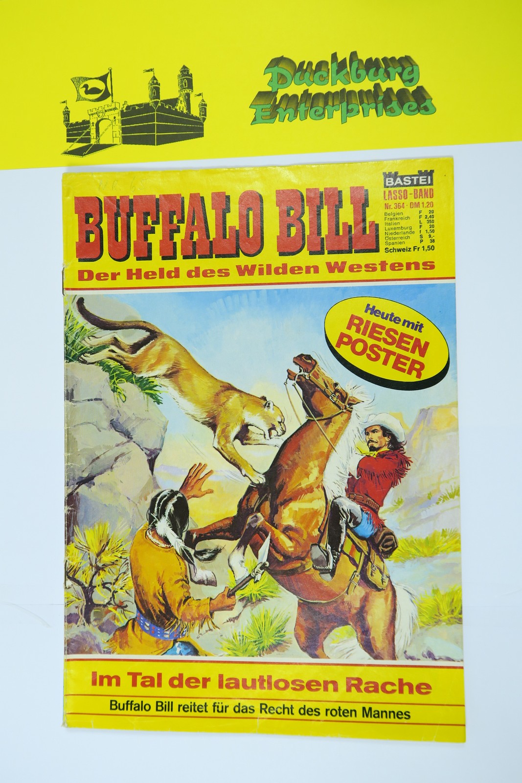Lasso / Buffalo Bill Nr. 364  Wäscher Bastei im Zustand (2-3). 161229