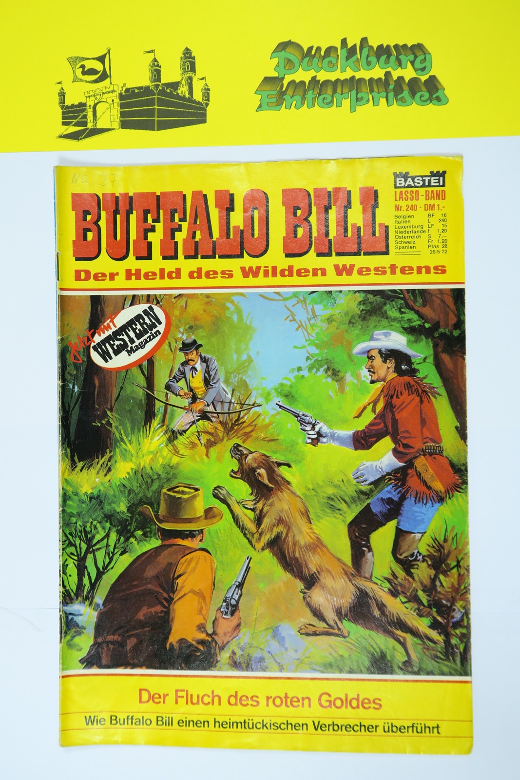 Lasso / Buffalo Bill Nr. 240  Wäscher Bastei im Zustand (2-3). 161215