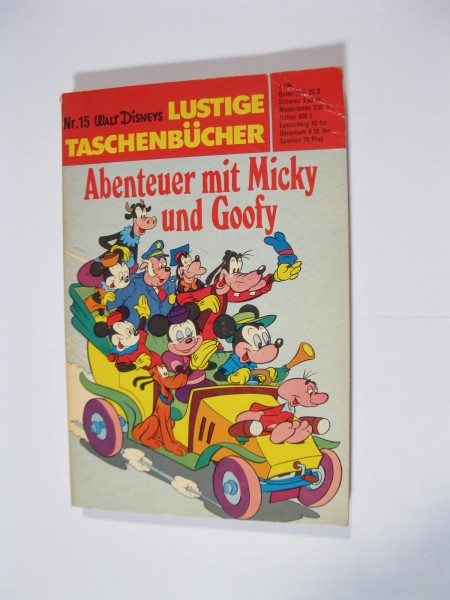 Donald Duck Lustiges Taschenbuch Nr. 15 ERSTAUFLAGE Ehapa Z (1-2/2). 116131