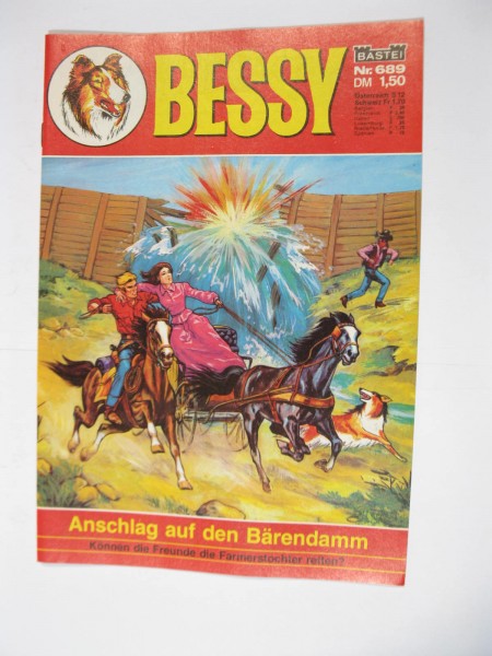Bessy Comic-Heft Nr.689 Bastei Verlag im Zustand (0-1/1). 107477