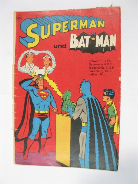 Superman Comic 1967/16 Ehapa im Zustand (2-3).