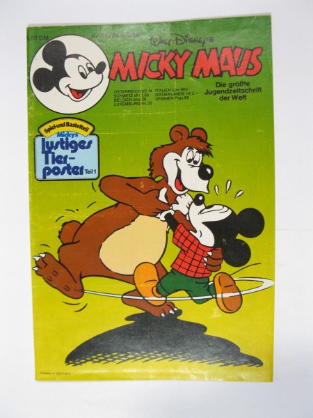 Micky Maus 1980/26 Originalheft vom 24.6.80 im Z (2). 77691