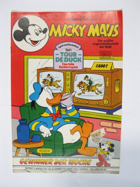 Micky Maus 1982/43 Originalheft vom 26.10.82 in Z (1-2 /+Beilage) 58700