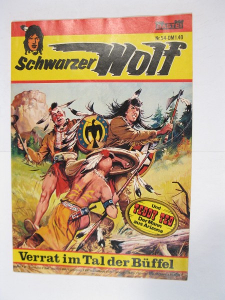 Schwarzer Wolf Nr. 54 Bastei im Zustand (1-2). 86079