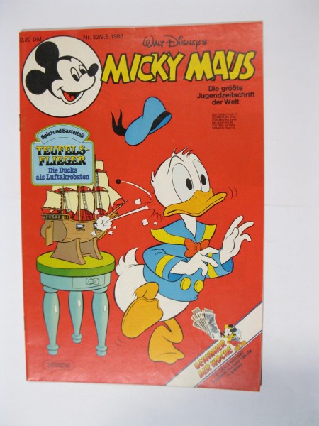 Micky Maus 1983/32 Originalheft vom 9.8.83 im Z (1). 77997