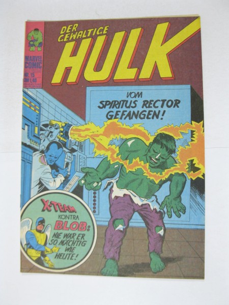 Hulk Nr. 15 Marvel Comic Williams im Z (1-2). 124293