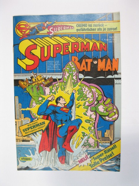 Superman Comic 1982/16 Ehapa Verlag im Zustand (1) 56285