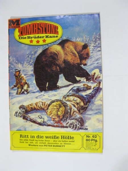 Tombstone - Brüder Kane Western Roman Nr. 62 Moewig im Z (1-2/2). 103197